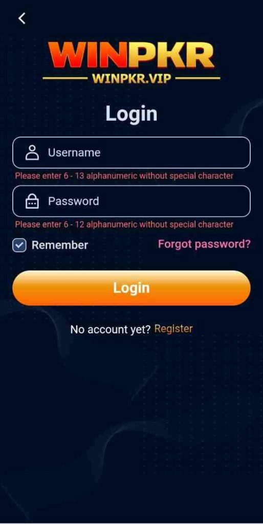 WINPKR APK Free WINPKR APK Free
